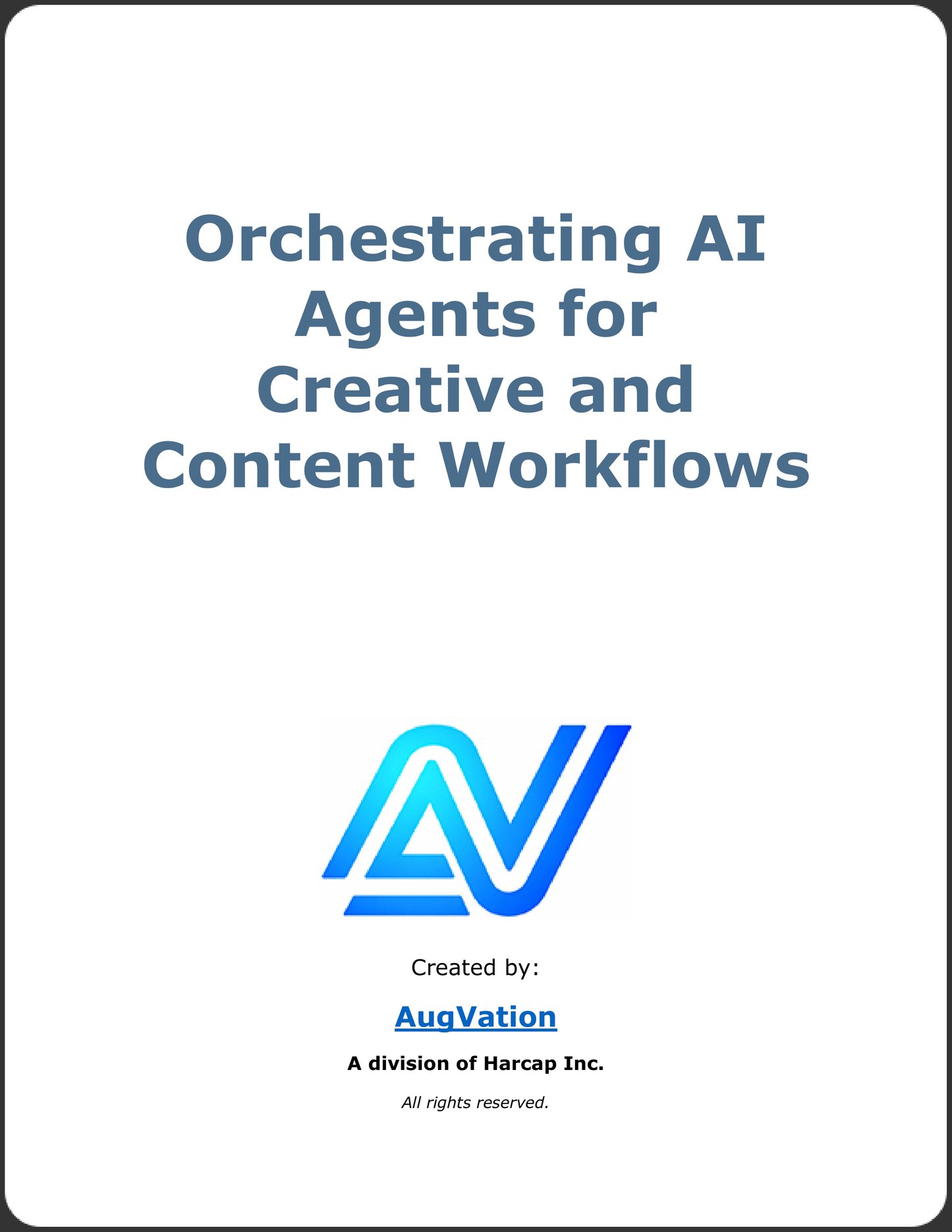 Orchestrating AI Agents for Creative and Content Workflows