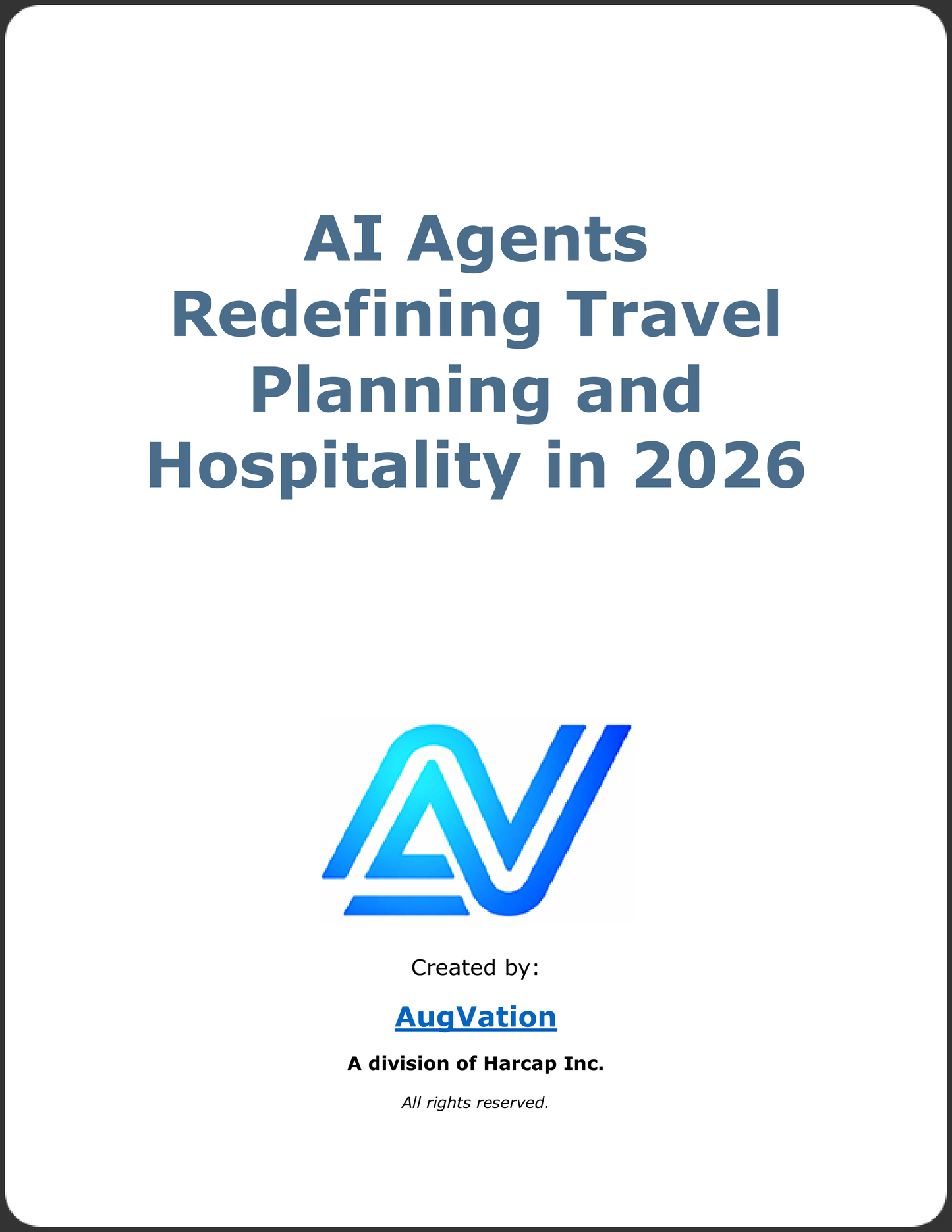 AI Agents Redefining Travel Planning and Hospitality in 2026