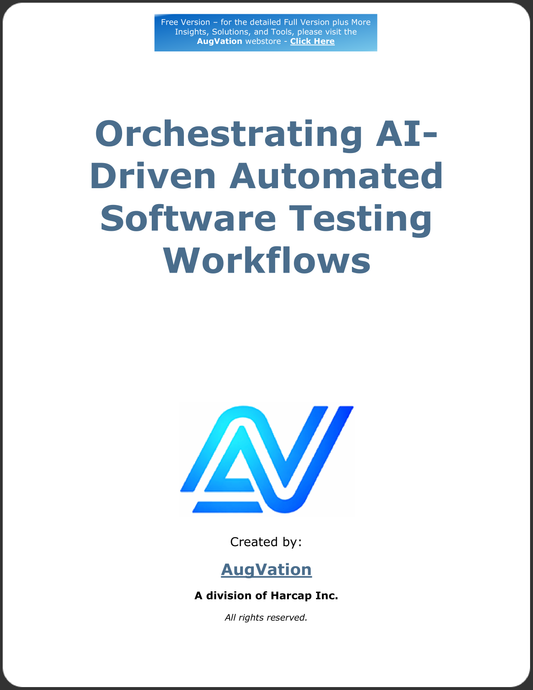 Orchestrating AI-Driven Automated Software Testing Workflows - Free Version
