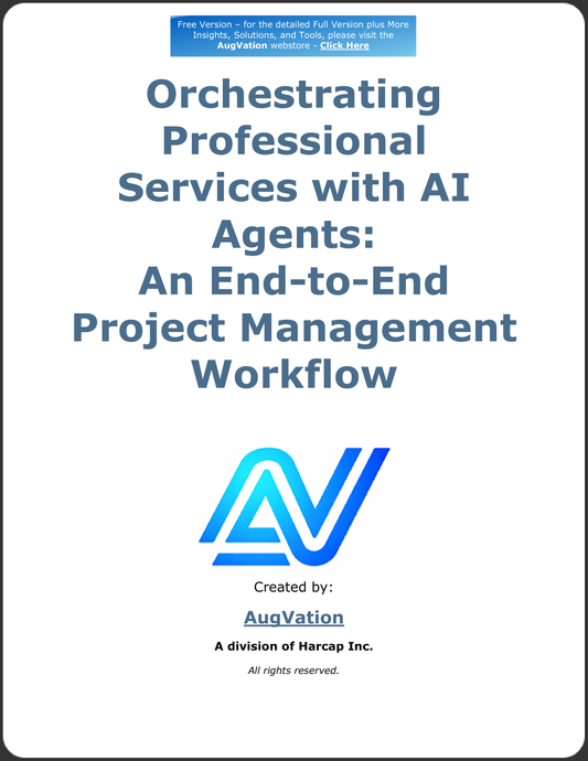 Orchestrating Professional Services with AI Agents: An End-to-End Project Management Workflow - Free Version