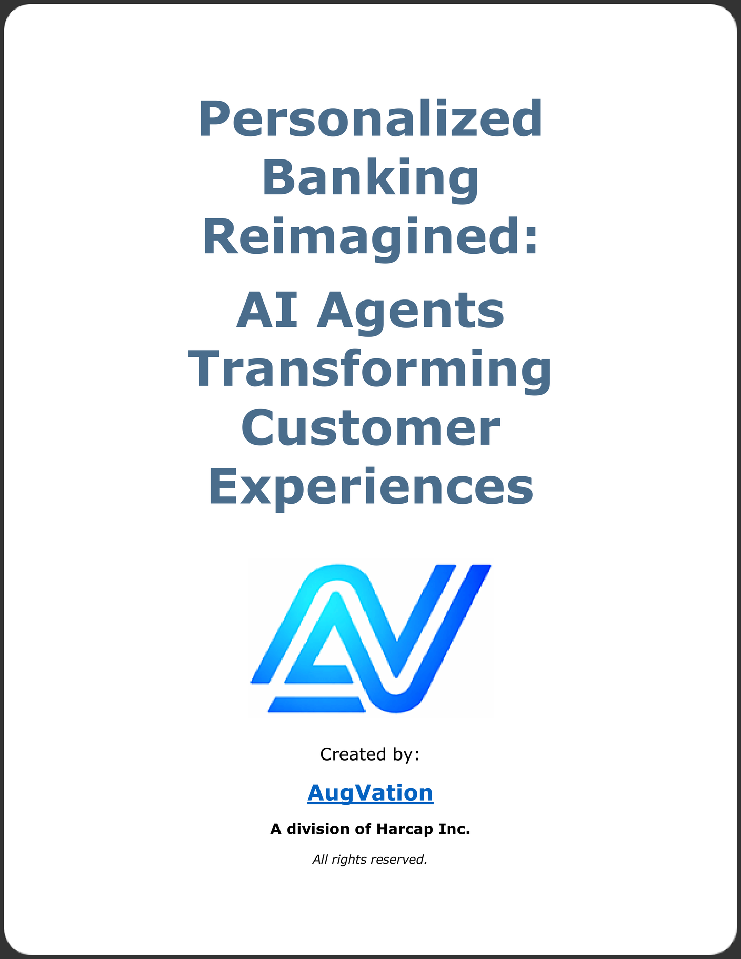 Personalized Banking Reimagined: AI Agents Transforming Customer Experiences
