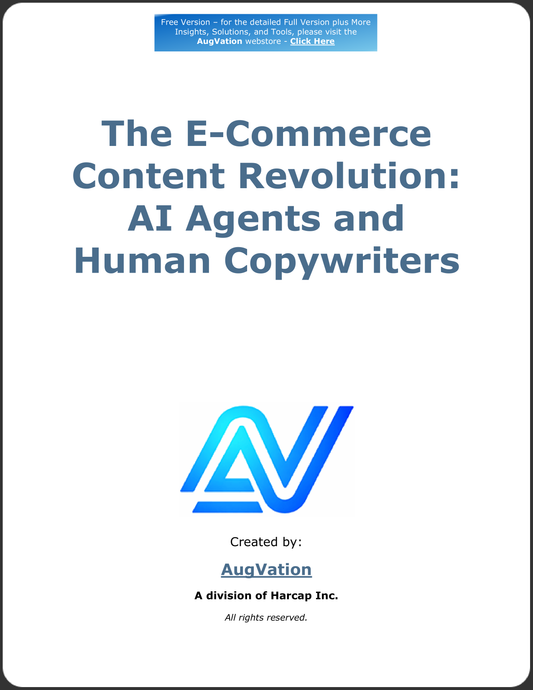 The E-Commerce Content Revolution: AI Agents and Human Copywriters - Free Version